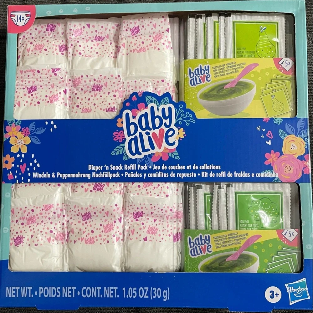 Baby Alive Diaper & Snack Refill Pack